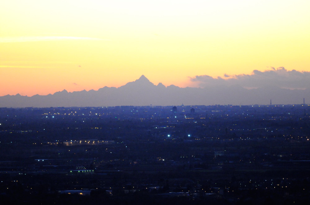 Monviso galleggiante